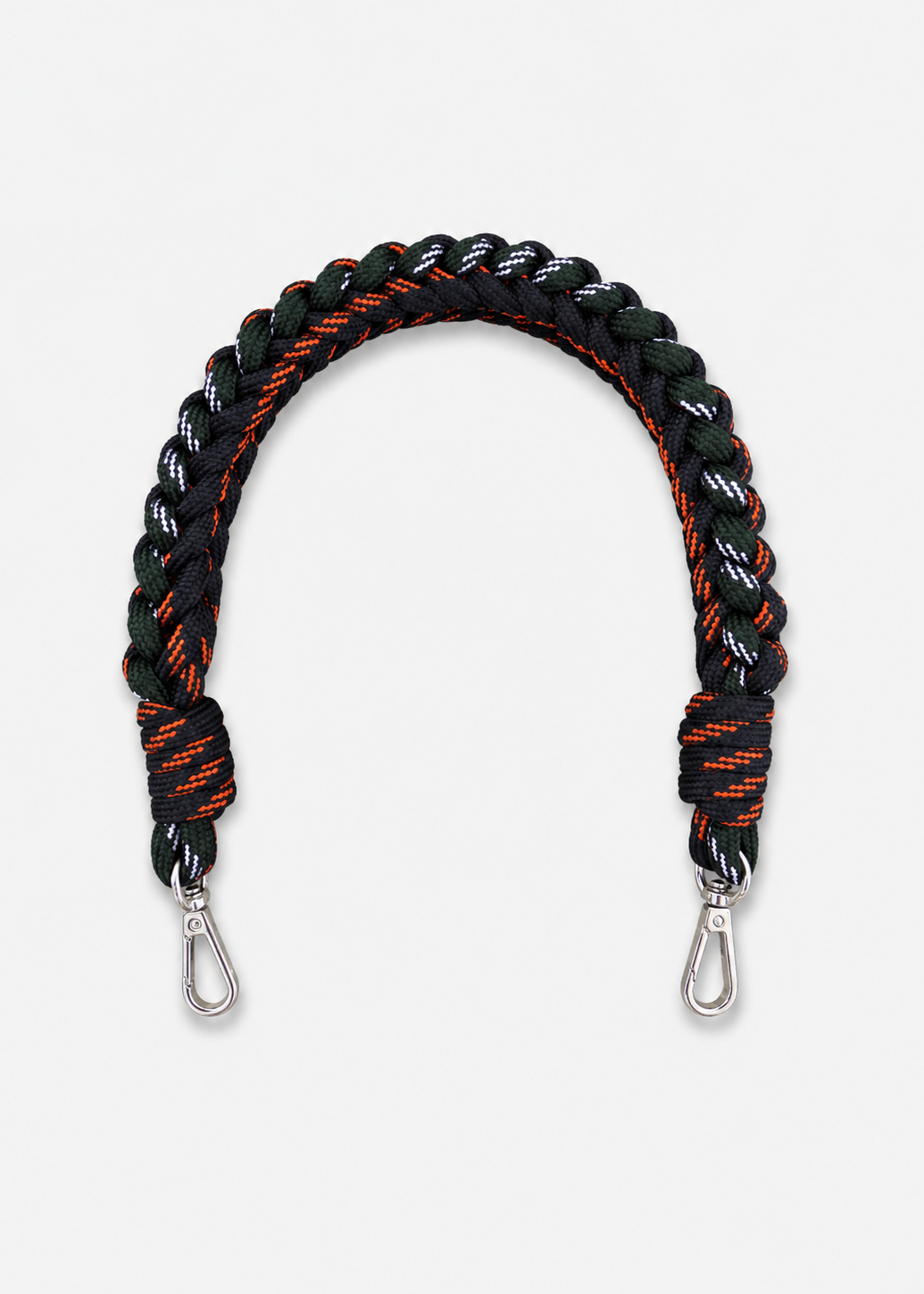 gabrielle frantzen braided Rope Strap in Black Mix