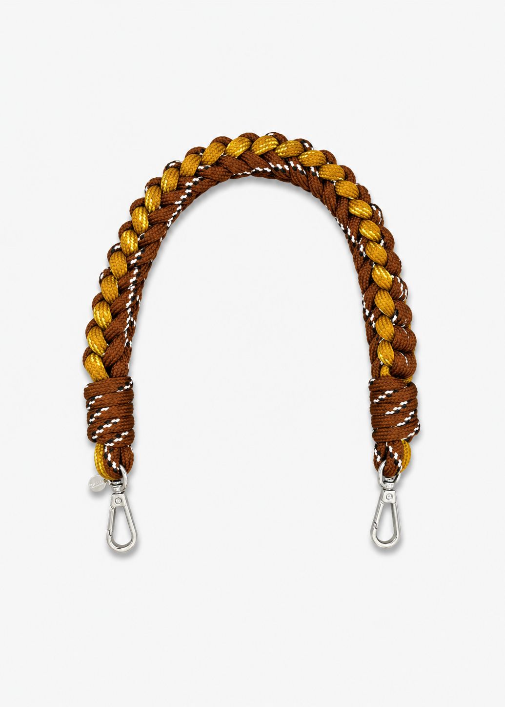 gabrielle frantzen braided Rope Strap in Coffee Mix