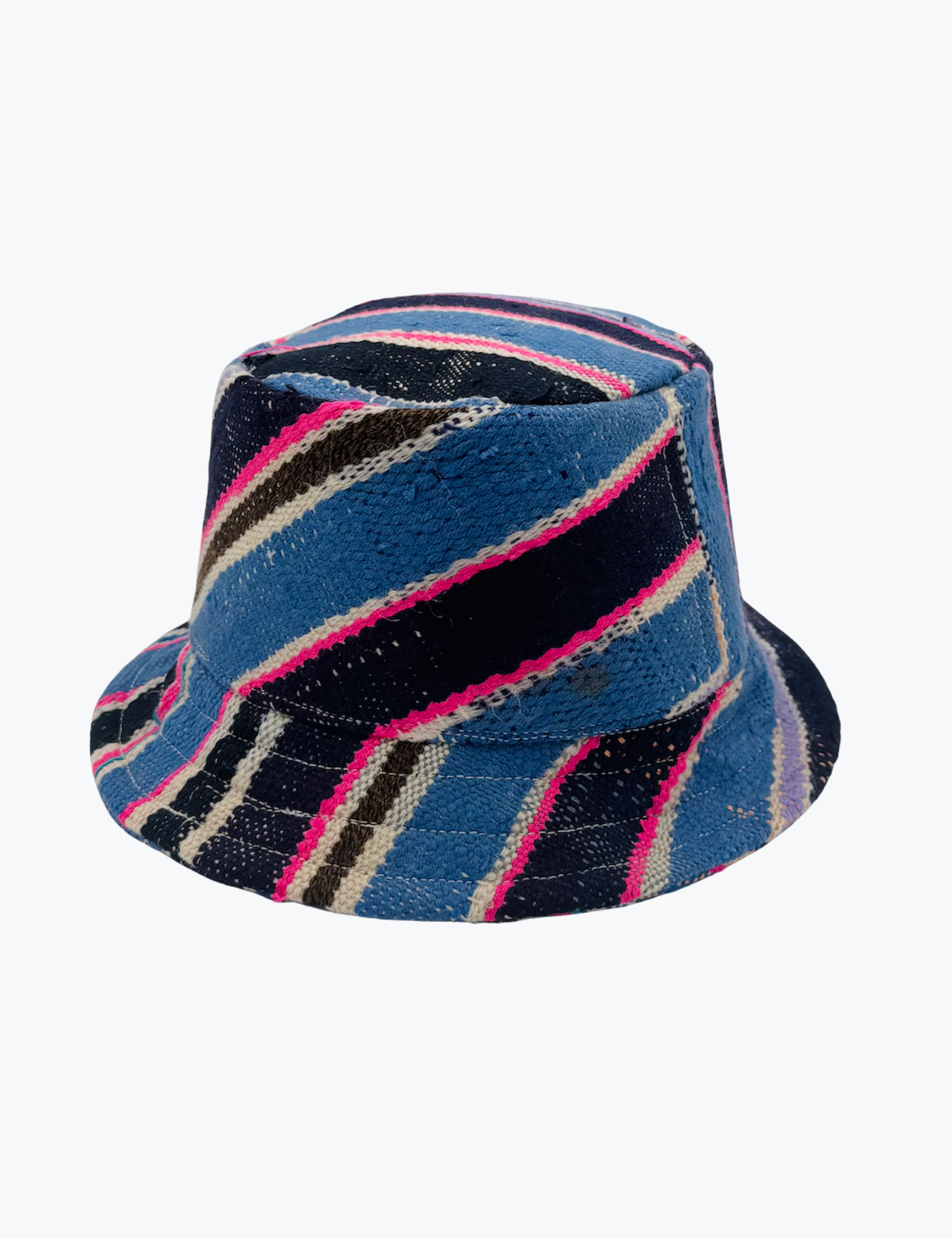 glor unisex Bucket Hat in Blue & Pink moroccan textile