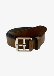 hartford mens Austin Belt in Olive leather