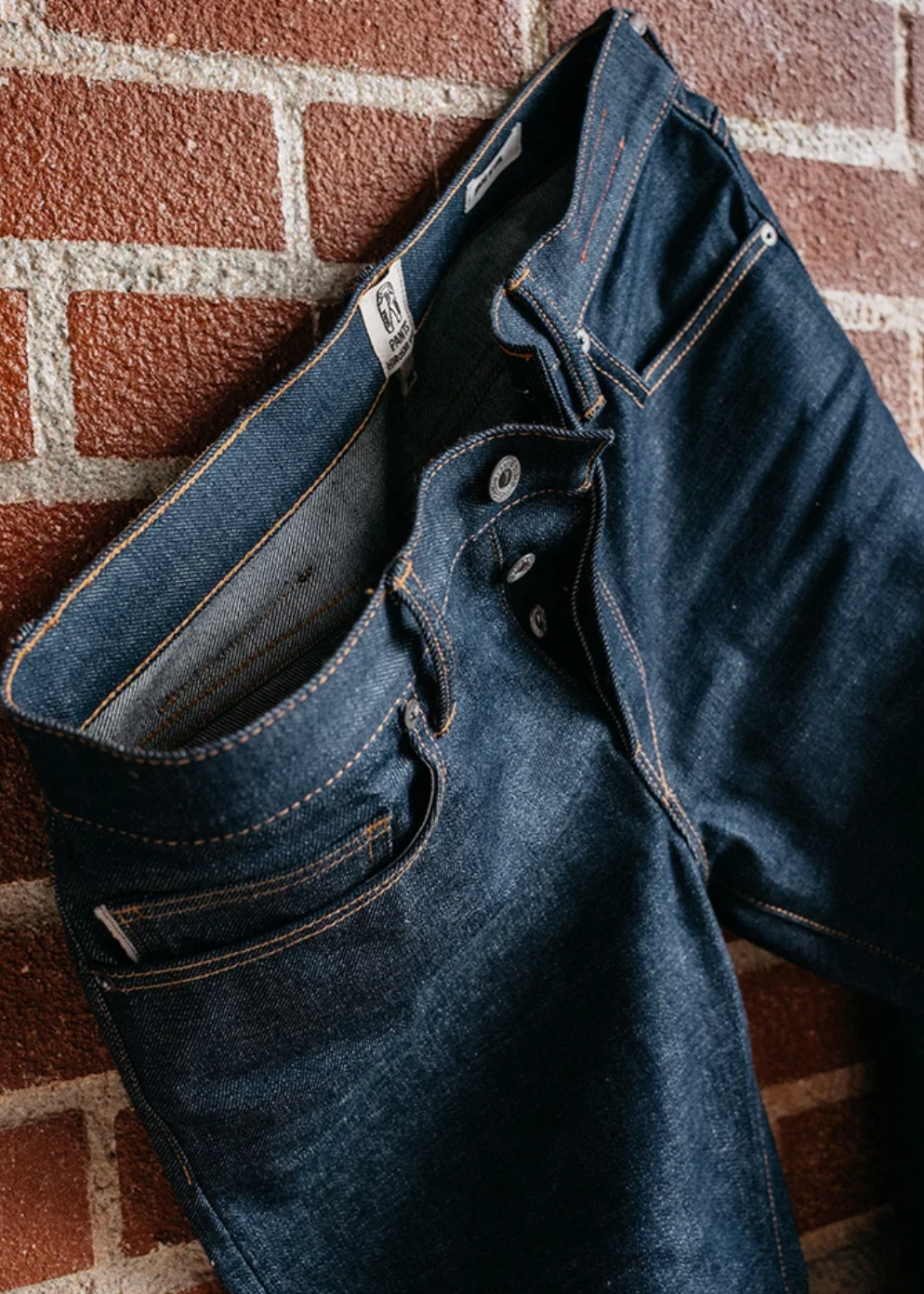 hiroshi kato mens The Hammer Straight 14.5oz Teacore Raw Selvedge Jeans