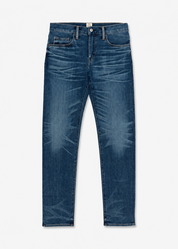 hiroshi kato mens The Pen Slim Straight Ace 10.5oz Stretch Selvedge Denim Jeans