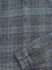 hiroshi kato mens The Ripper Triple Twisted Shirt in Twilight Plaid