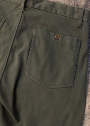 hiroshi kato mens The Scout 8" Denit® Fatigue Shorts in Moss