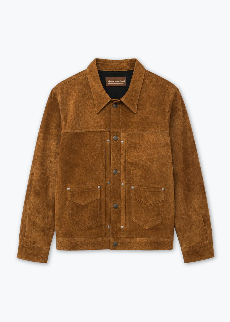 hollywood forever records mens Brown Suede Lennon 