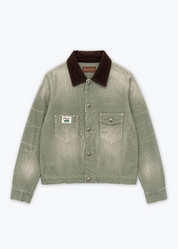 hollywood forever records mens Creeker Jacket in Green