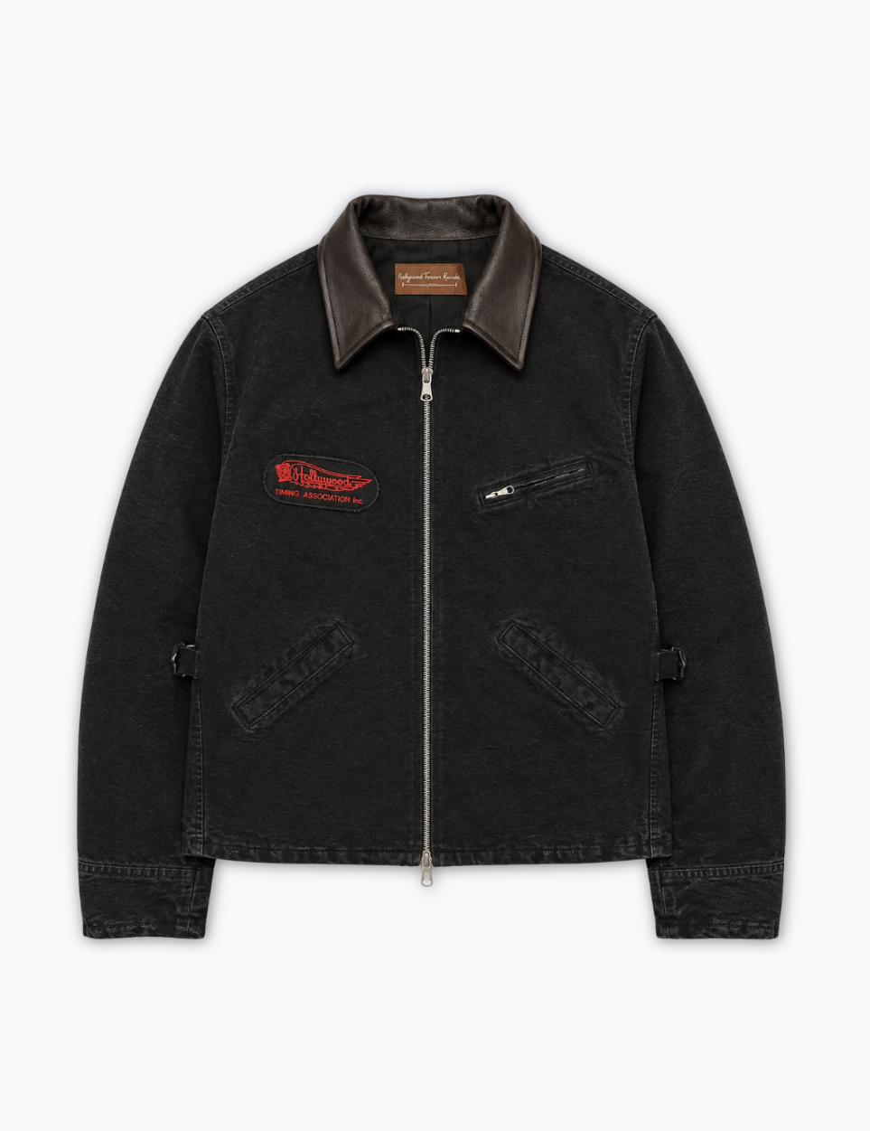 hollywood forever records mens Pitcrew Jacket in Black