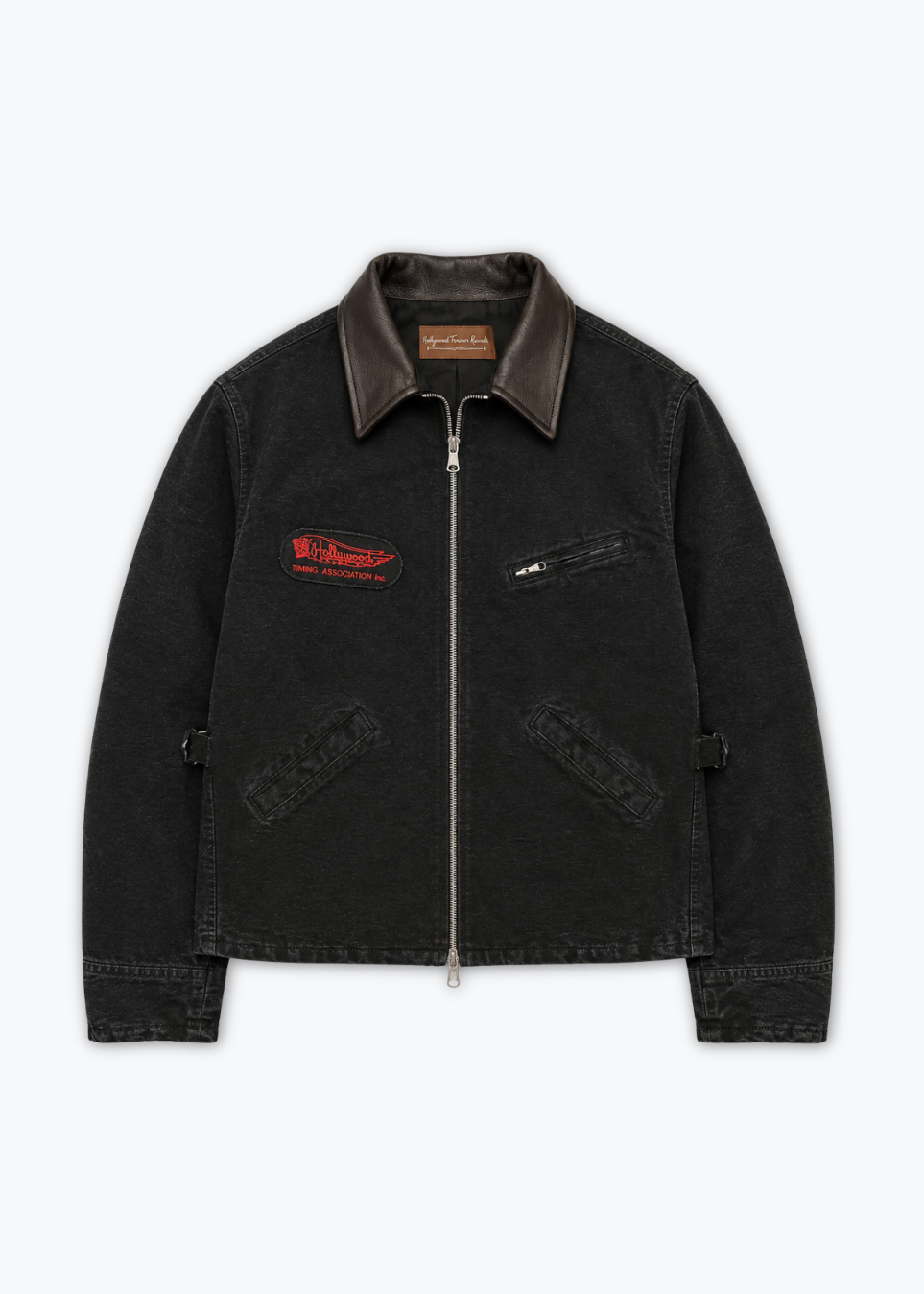 hollywood forever records mens Pitcrew Jacket in Black