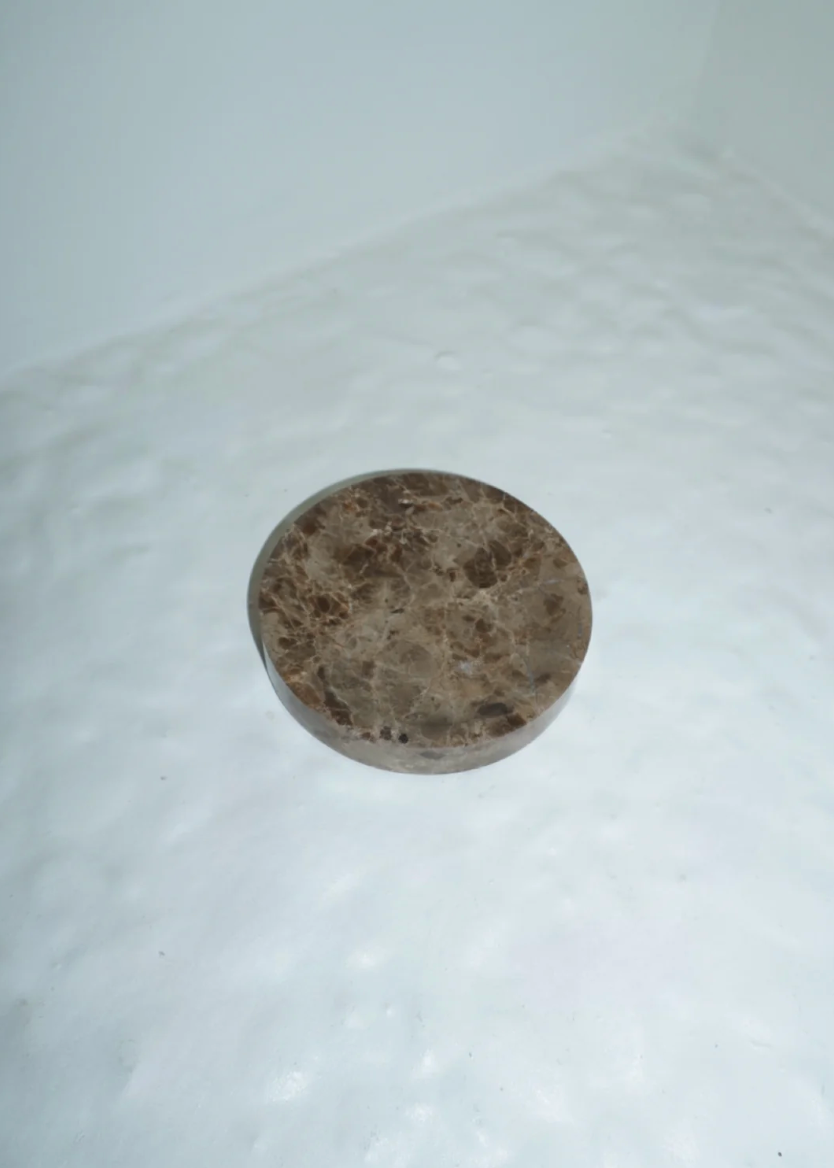 huegah home Cleo Dish - Brown Marble