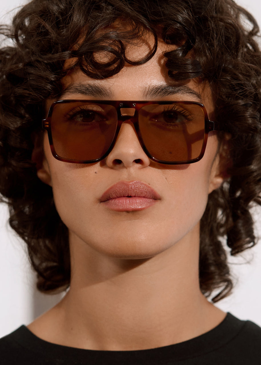 jimmy fairly paris mens womens sunglasses The Nax in Light Brown