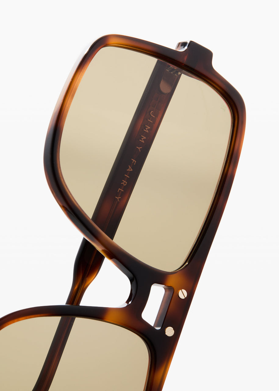 jimmy fairly paris mens womens sunglasses The Nax in Light Brown