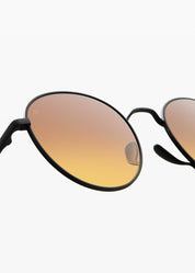jimmy fairly paris unisex sunglasses The Benton in Black metal frame