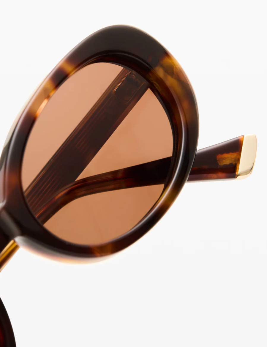 jimmy fairly paris unisex sunglasses The Janna in Dark Tortoise