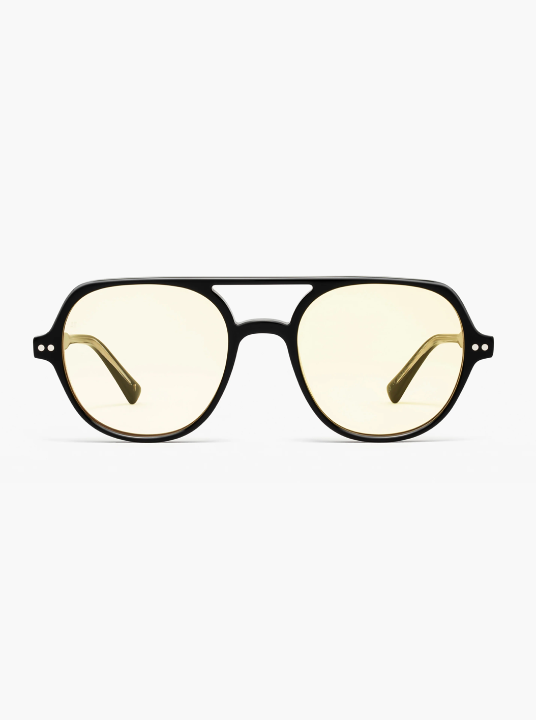 jimmy fairly paris unisex sunglasses The Lars in Black yellow lens