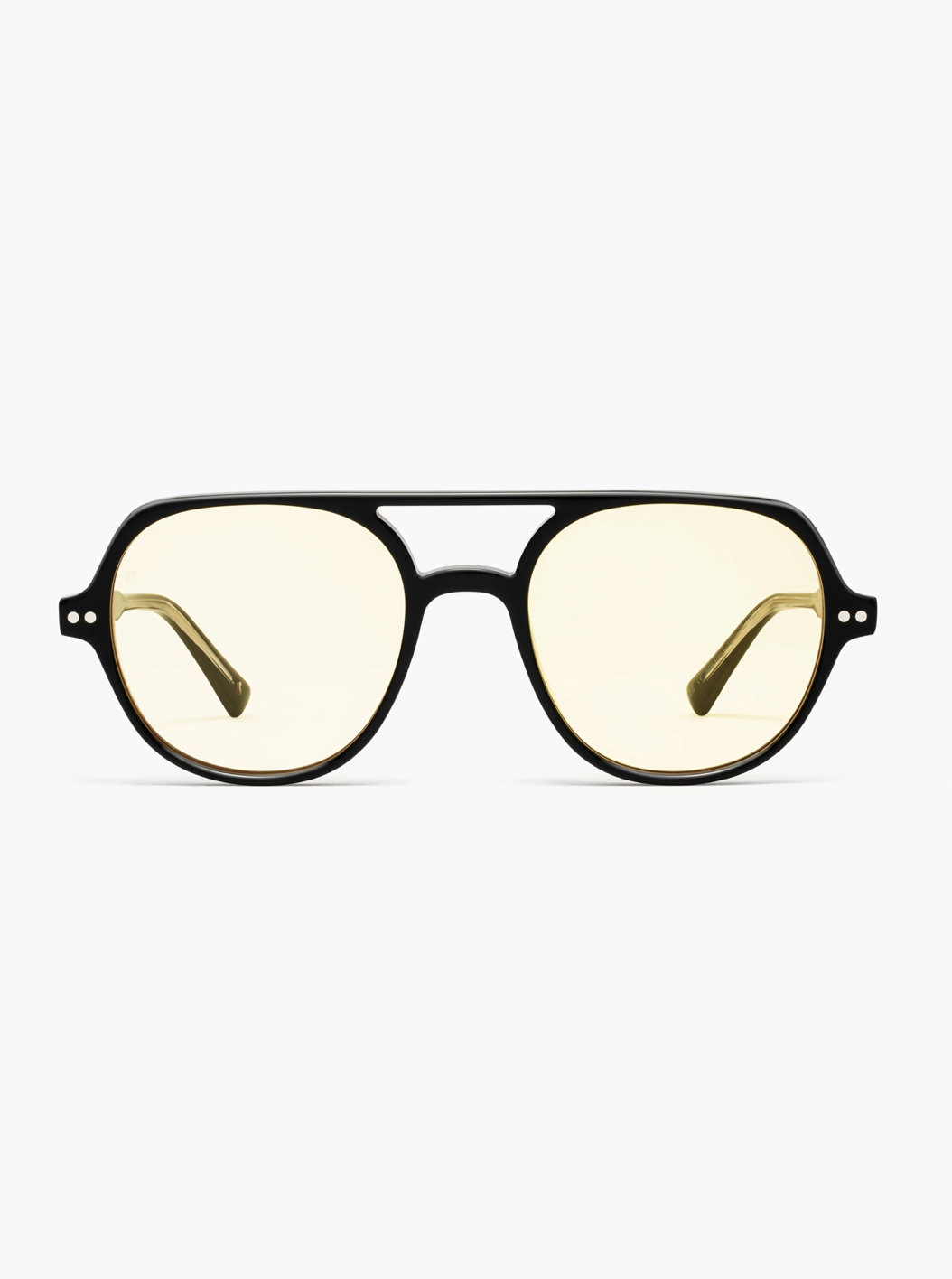 jimmy fairly paris unisex sunglasses The Lars in Black yellow lens