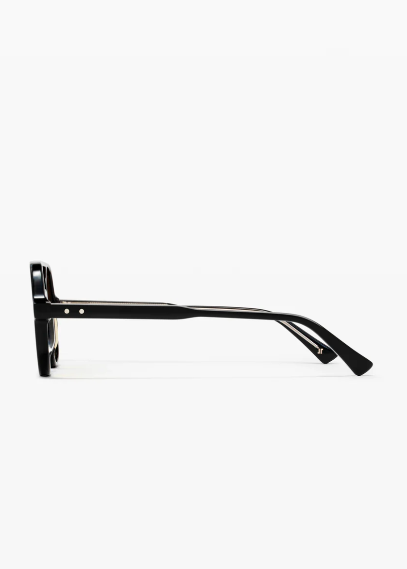 jimmy fairly paris unisex sunglasses The Lars in Black yellow lens