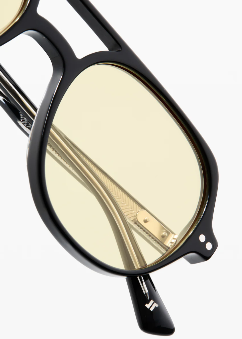 jimmy fairly paris unisex sunglasses The Lars in Black yellow lens