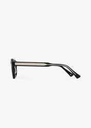 jimmy fairly unisex sunglasses The Azur in Black yellow lens
