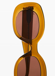 jimmy fairly womens sunlasses The Cinnamon in Caramel Crystal