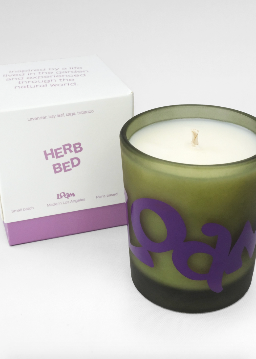 loam candles Herb Bed Candle
