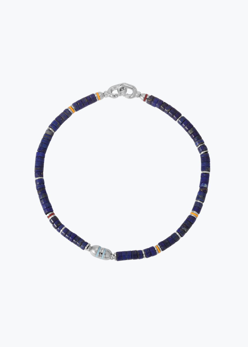 maor mens jewelry Lapis Cherish Bracelet in Silver