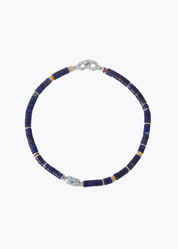 maor mens jewelry Lapis Cherish Bracelet in Silver