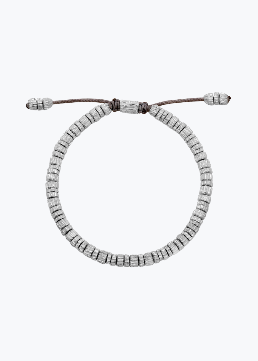 maor mens jewelry Woody Bracelet in Silver
