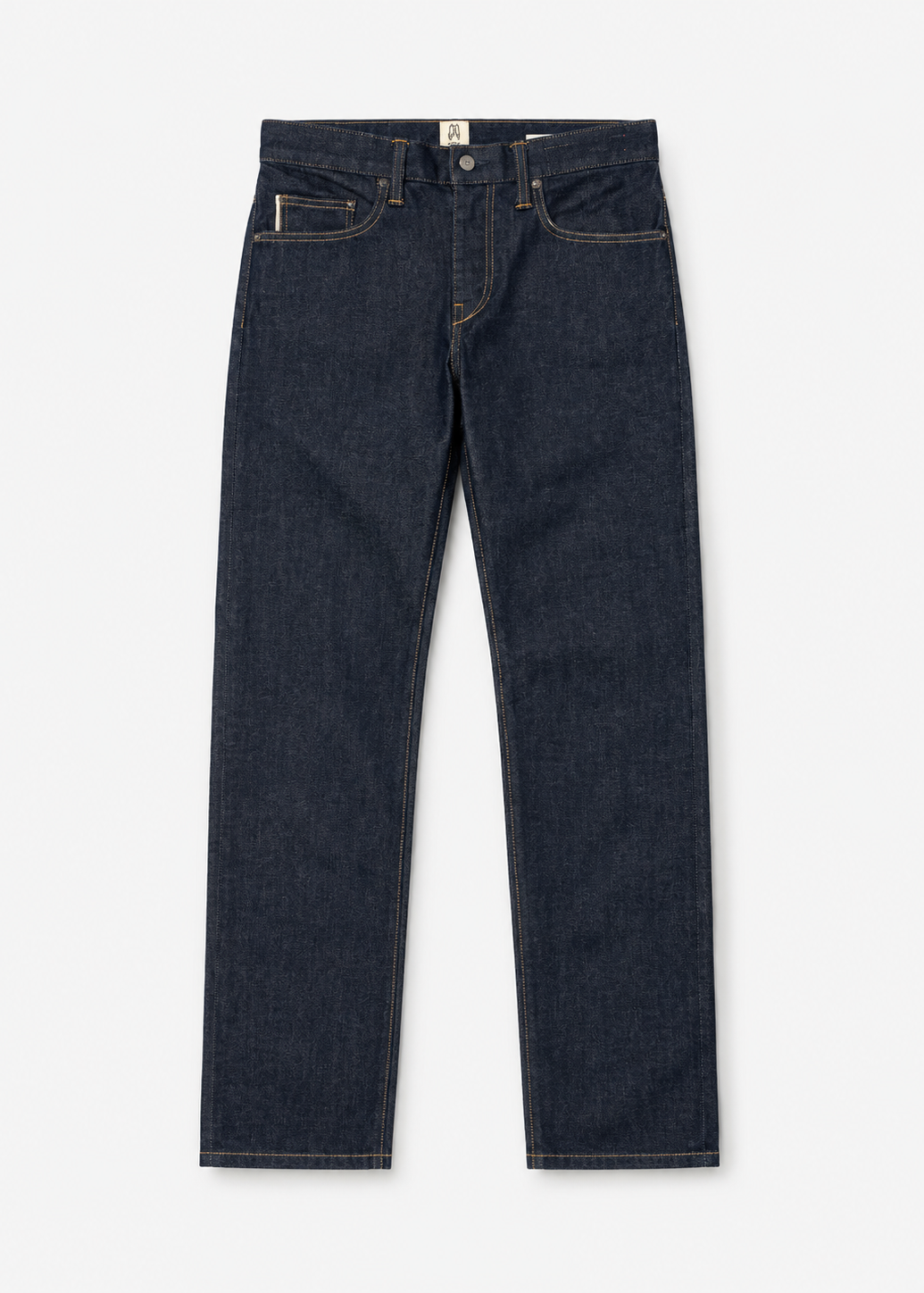 mens hiroshi kato The Hammer Straight Indigo One Wash 10.5oz Stretch Selvedge Denim Jeans