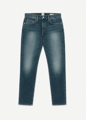 mens hiroshi kato The Pen Slim Straight Rain 10.5oz Stretch Selvedge Denim Jeans