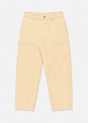 mens monostereo "Community of Lovers" Hemp Pants cloud yellow