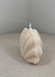mikuni Sea Shell Candle handcarved soy wax