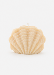 mikuni Sea Shell Candle handcarved soy wax
