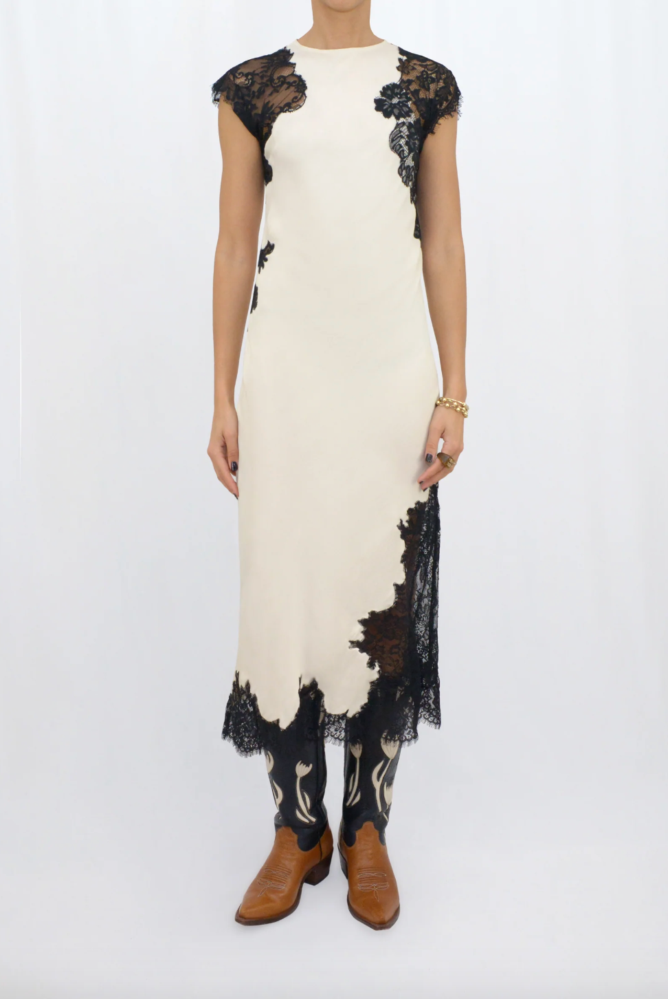 person wearing monoki Snow Dress