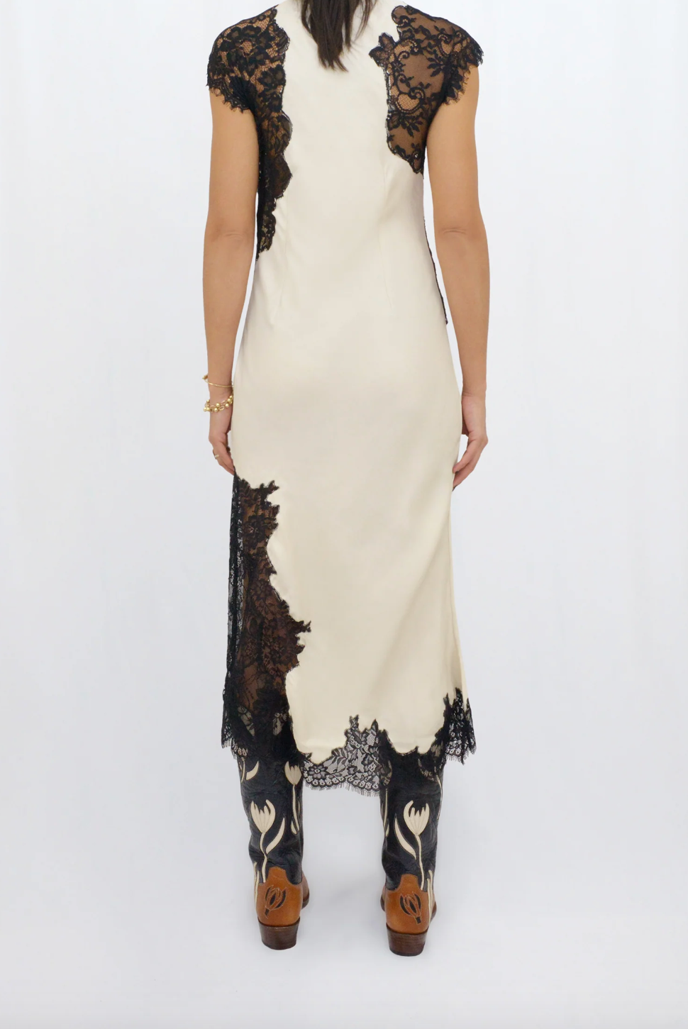 person wearing monoki Snow Dress