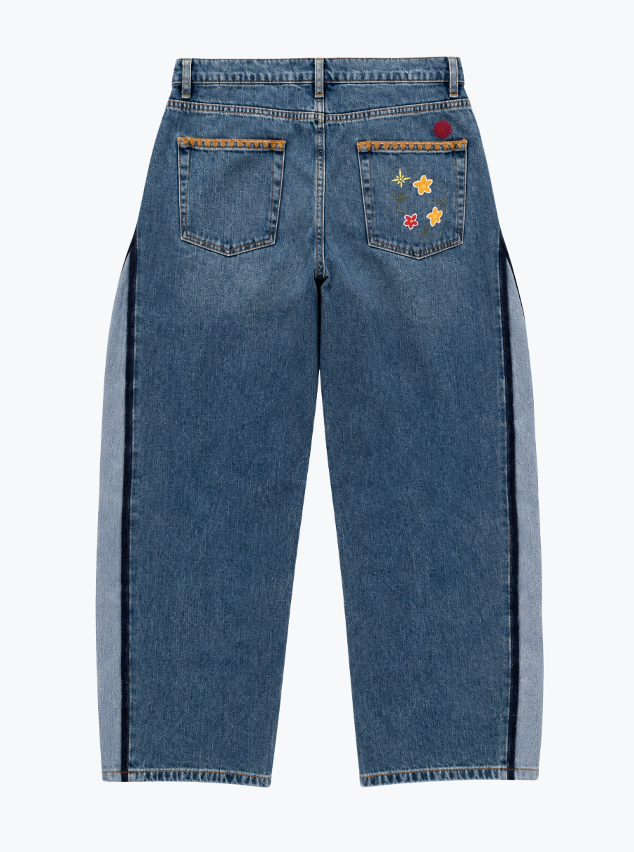 monostereo Flower Barrel Jeans