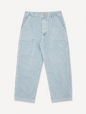 monostereo mens "Community of Lovers" Hemp Pants in High Tide Blue