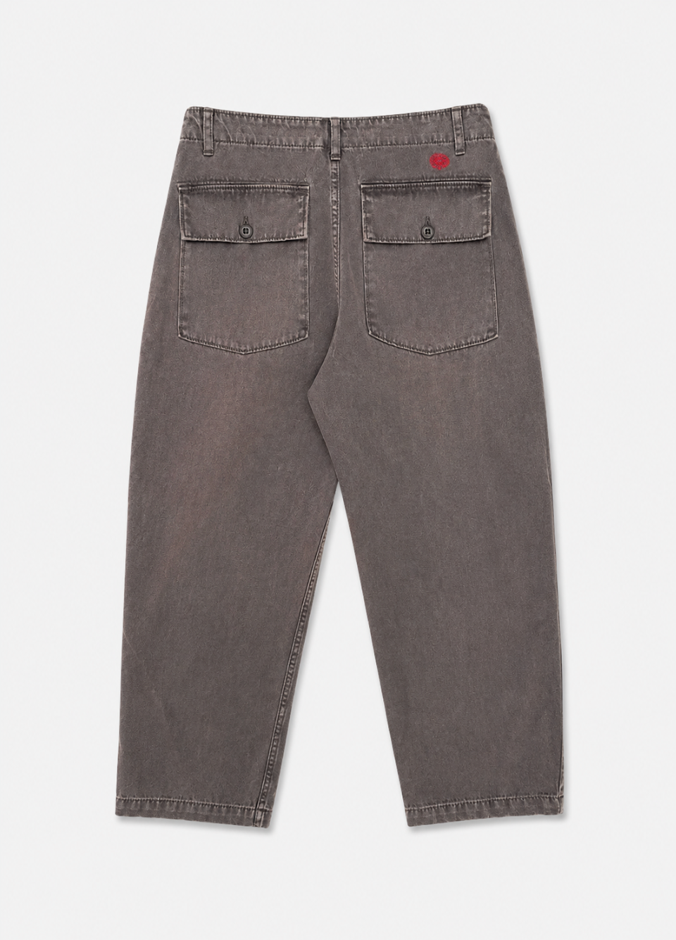 monostereo mens "Community of Lovers" Hemp Pants in Washed Black