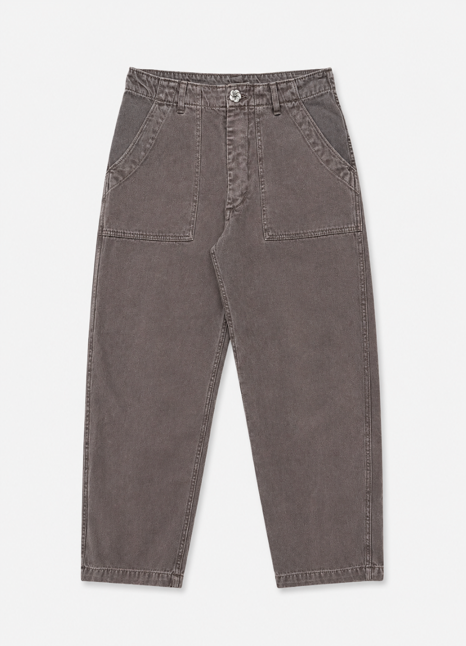 monostereo mens "Community of Lovers" Hemp Pants in Washed Black