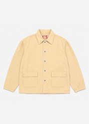 monostereo mens "Community of Lovers" Work Jacket in Cloud yellow
