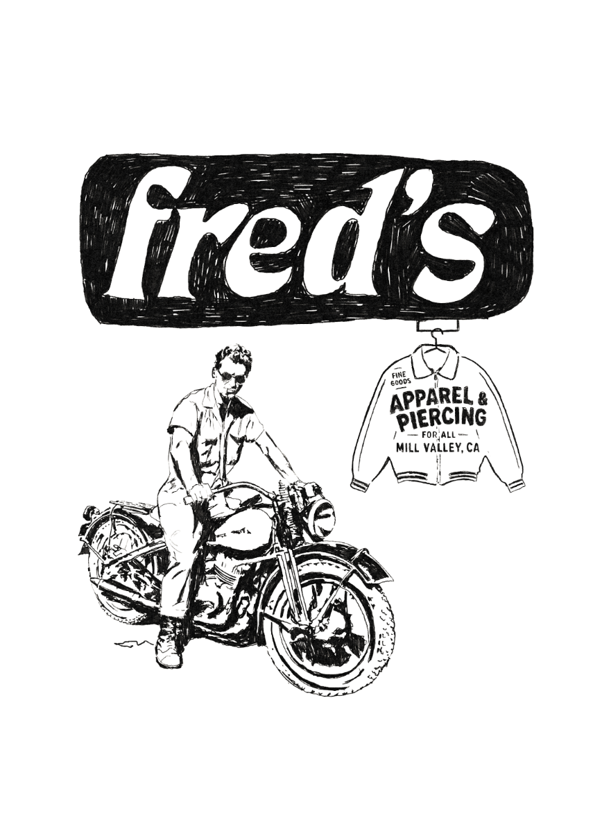 shopatfreds mill valley brand illustration