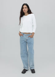 still here new york womens Everyday Jean in Vintage Blue