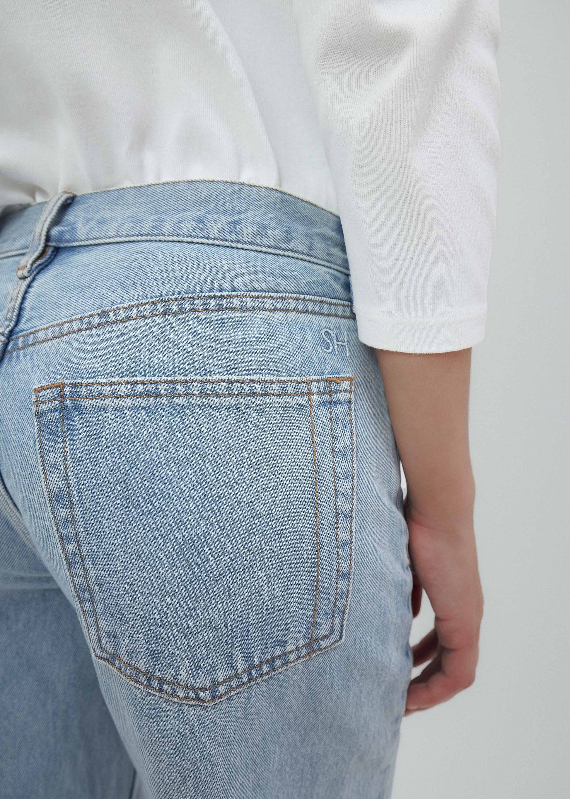 still here new york womens Everyday Jean in Vintage Blue
