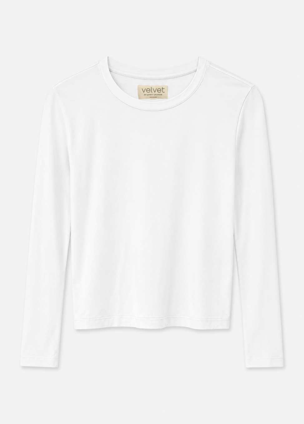 womens velvet graham spencer Pacifica Tee in White