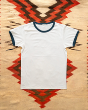 wythe mens Tubular Ringer T-Shirt in Navy