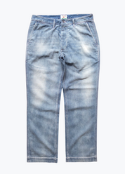 wythe mens Denim Chino in Washed Indigo