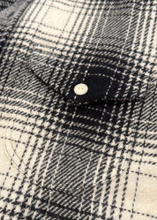 wythe mens Donegal Shadow Plaid Tweed Overshirt
