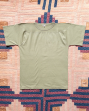 wythe mens Football T-Shirt in Faded Olive