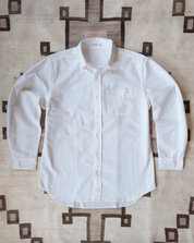 wythe mens Oxford Cloth Button Down in Classic White