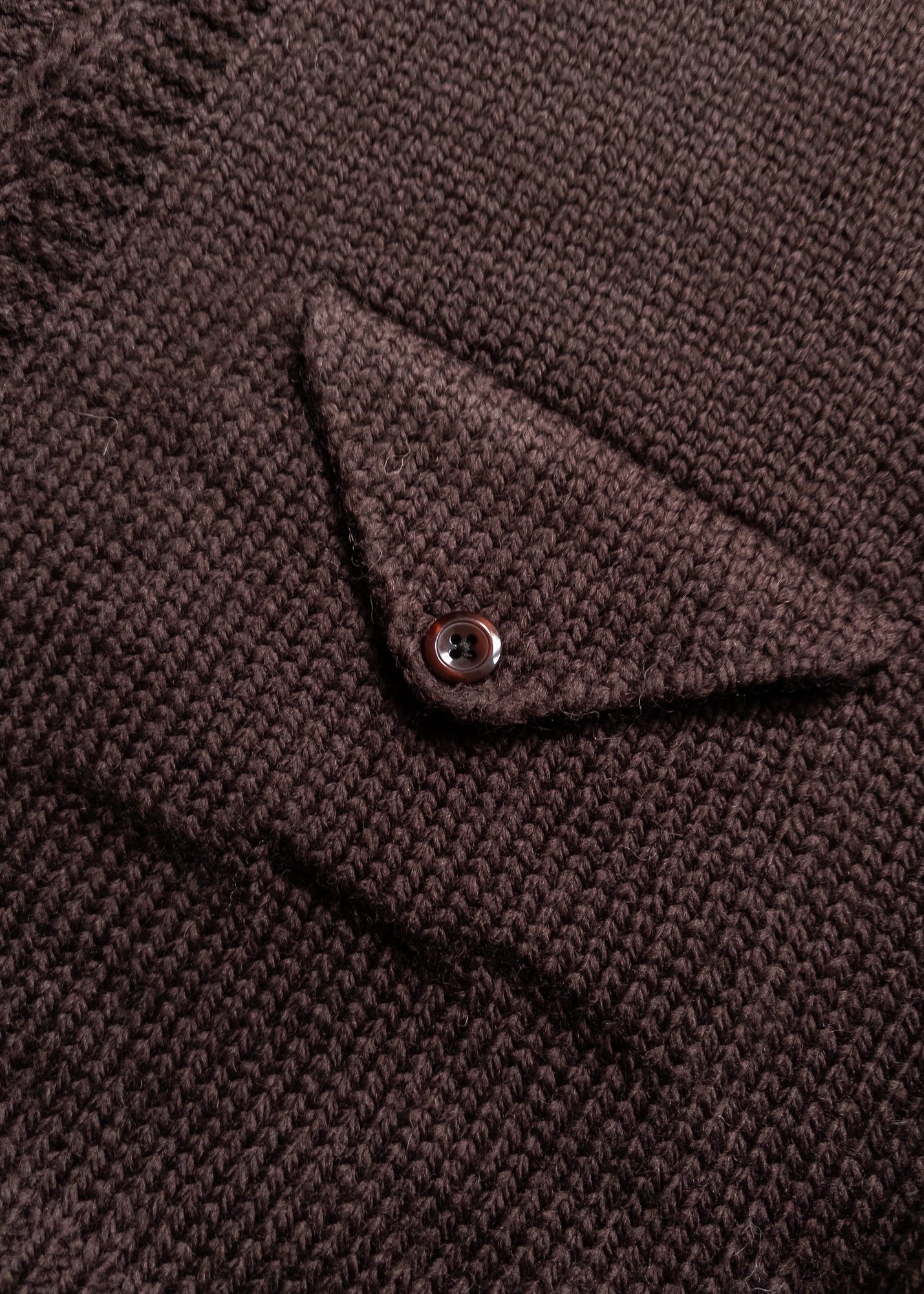 wythe mens Zip Shawl Cardigan brown