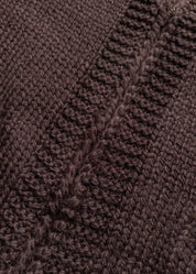 wythe mens Zip Shawl Cardigan brown